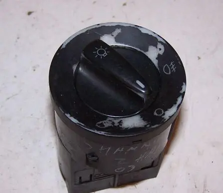 Volkswagen Sharan Light switch