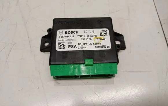 Peugeot 3008 II Parking PDC control unit/module 9819360080 1621267080