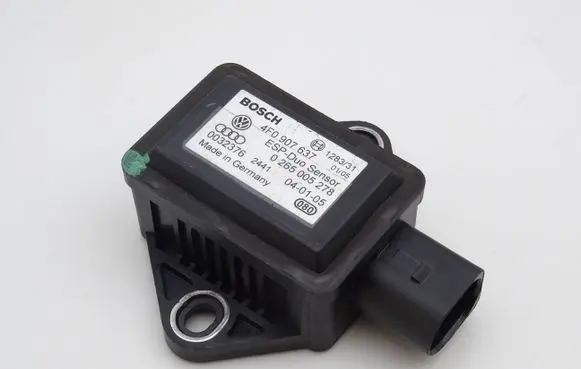 Audi A6 S6 C6 4F ESP acceleration yaw rate sensor 4F0907637 0265005278