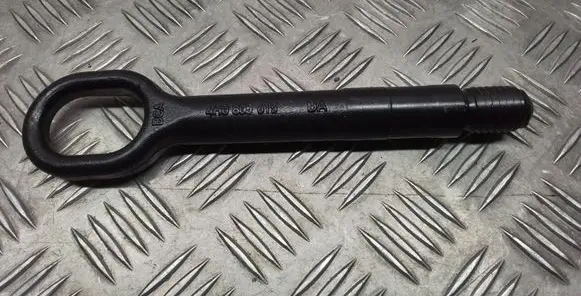 Towing hook eye