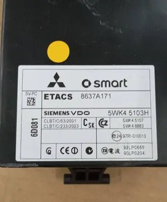 Mitsubishi Colt Other control units/modules 8637A171 5WK45103H