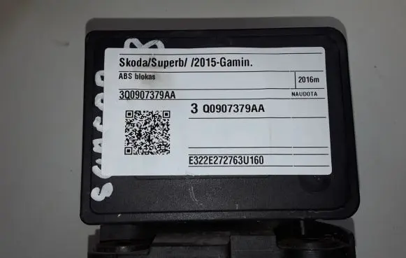 Skoda Superb B8 (3V) ABS Pump 3Q0907379AA