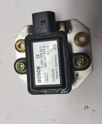 Audi A6 S6 C5 4B ESP acceleration yaw rate sensor 0265005213 4B0907637A 0004426
