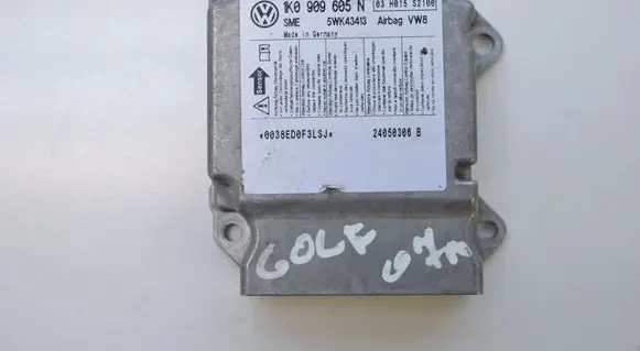 Volkswagen Golf V Airbag control unit/module 1K0909605N