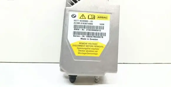 BMW 5 F10 F11 Airbag control unit/module 9239985 65779239985
