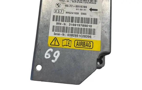 BMW 5 E39 Airbag control unit/module 6919789 65776919789 316919789010