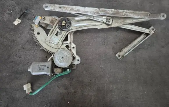 Front door window regulator with motor