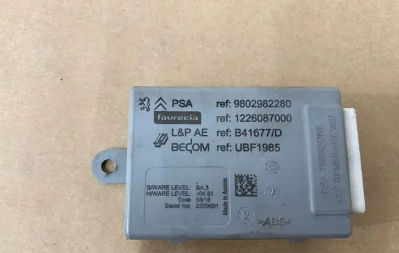 Citroen C4 Grand Picasso Seat control module 9802982280