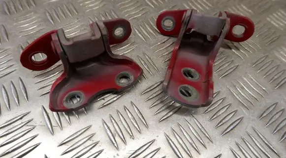 Front door hinge set