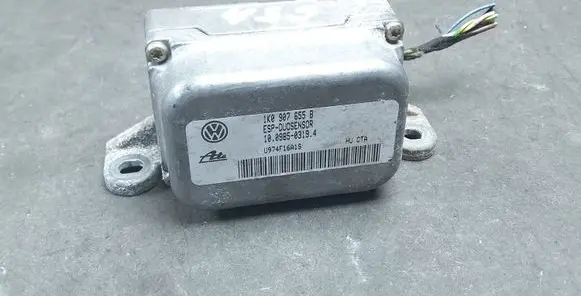 Skoda Octavia Mk2 (1Z) ESP acceleration yaw rate sensor 1K0907655B 10098503194