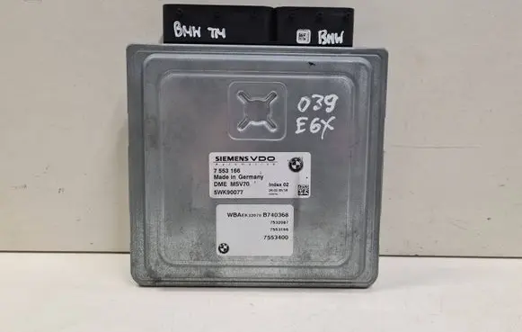 BMW 5 E60 E61 Engine control unit/module 7553166 5WK90077 7553400