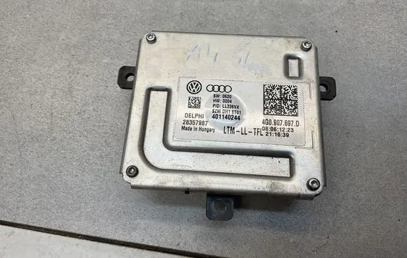 Audi A4 S4 B8 8K Headlight ballast module Xenon 4G0907697D
