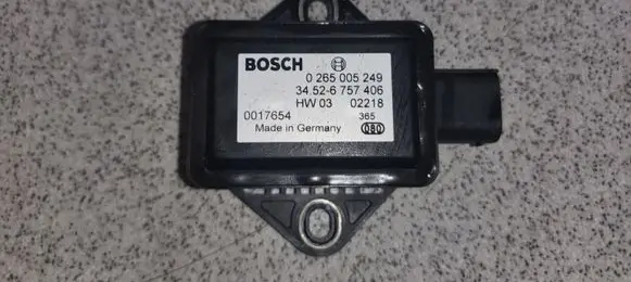 BMW 7 E65 E66 ESP acceleration yaw rate sensor 34526757406