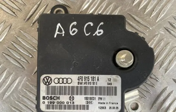 Audi A6 S6 C6 4F Power management control unit 4F0915181A 4F0910181E 0199000013