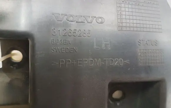 Volvo V60 Rear bumper mounting bracket 31265285