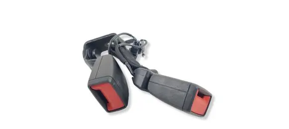 Volkswagen Polo VI Middle seatbelt buckle (rear) 6F0857739B