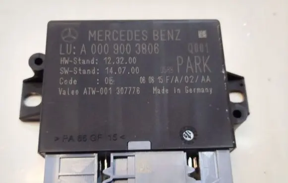 Mercedes-Benz C W205 Parking PDC control unit/module A0009003806