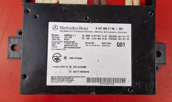 Mercedes-Benz GLA H247 SOS control module A2479002109