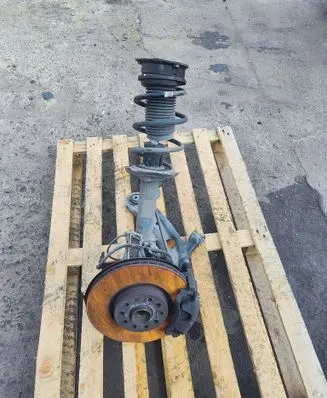 Front wheel hub spindle knuckle