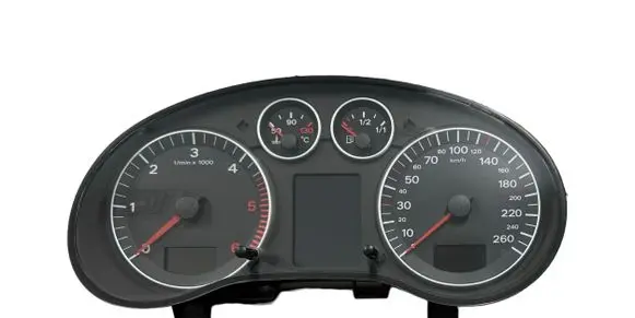 Audi A3 S3 8L Speedometer (instrument cluster) 8P0920930F 1000033277 110080223