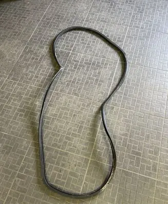 Volkswagen Polo IV 9N3 Front door rubber seal 6Q3867911
