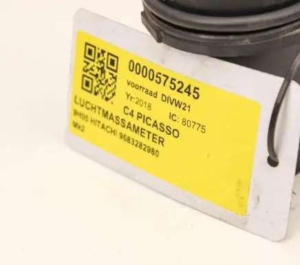 Citroen DS3 Mass air flow meter 9683282980