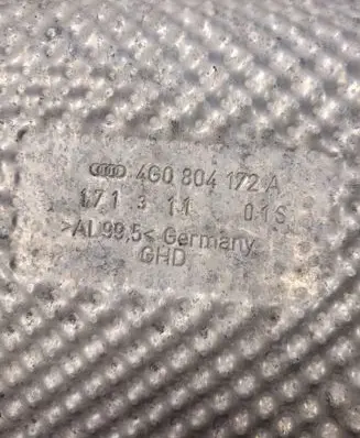 Audi A6 C7 Exhaust heat shield 4G0804172A