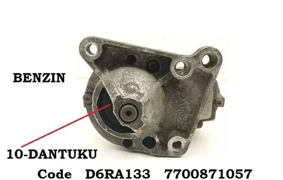 Mitsubishi Space Star Starter motor D6RA133 7700871057 871057854955A