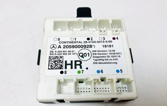 Mercedes-Benz C W205 Door control unit/module A2059000928 A2059004621 A2059010607