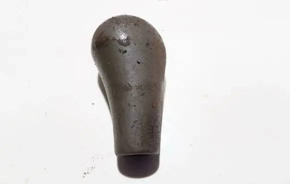 Gear lever shifter trim leather/knob