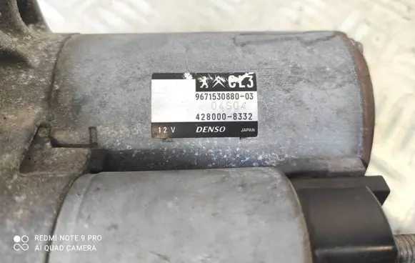 Peugeot 208 Starter motor 9671530880 4280008332