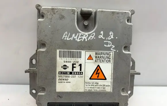 Nissan Almera N16 Engine control unit/module 2758002327 5800232 B371MBN80A