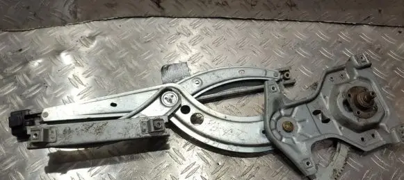 Sliding door window regulator with motor