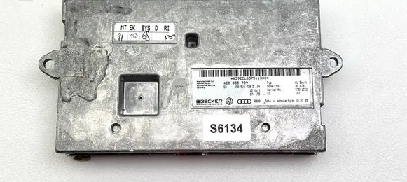 Audi A6 S6 C6 4F MMI control unit 4F0910730D 4E0035729