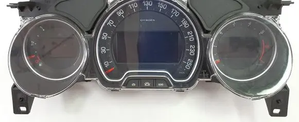 Citroen C5 Speedometer (instrument cluster) 9665560380