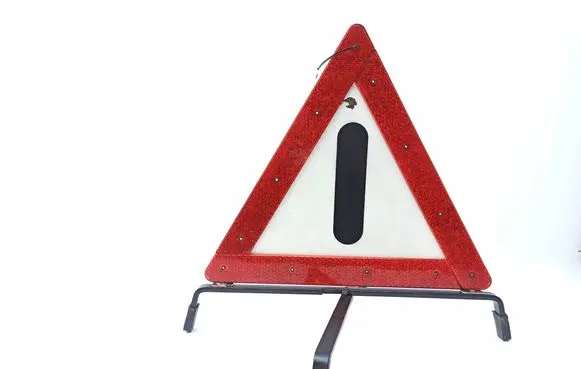 Mercedes-Benz E W123 Emergency warning sign