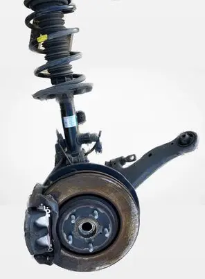 Front wheel hub spindle knuckle