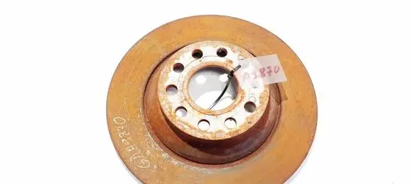 Audi A6 S6 C6 4F Rear brake disc neventiliuojamas