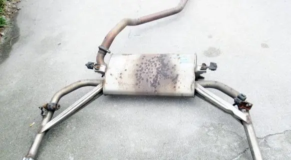 Renault Laguna III Rear muffler/silencer tail pipe 