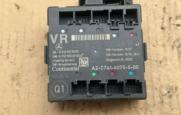 Mercedes-Benz C W204 Door control unit/module A2129004618 A2129026906 A2129011505