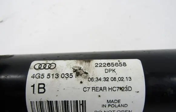 Audi A6 S6 C7 4G Rear shock absorber/damper 4g5513035f