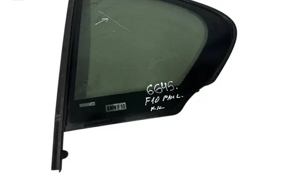 BMW 5 F10 F11 Rear vent window glass 7311245 51357311245 43R001582