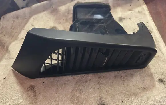 Dashboard side air vent grill/cover trim