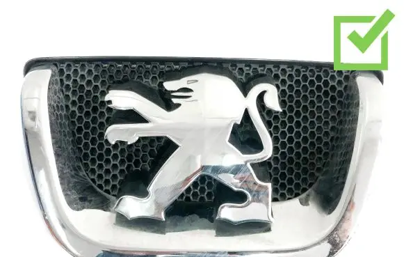 Peugeot 1007 Manufacturer badge logo/emblem 8293EN