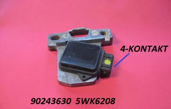 Opel Astra F Ignition amplifier control unit 90243630 5WK6208