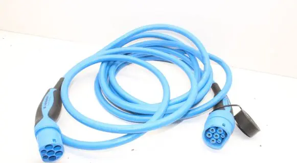 Tesla Model S Electric car charging cable 
