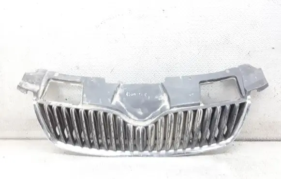 Skoda Roomster (5J) Front bumper upper radiator grill 5J0853668A