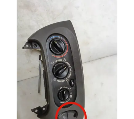 Renault Scenic I Climate control unit 663212P TABDECDFS J64RAC