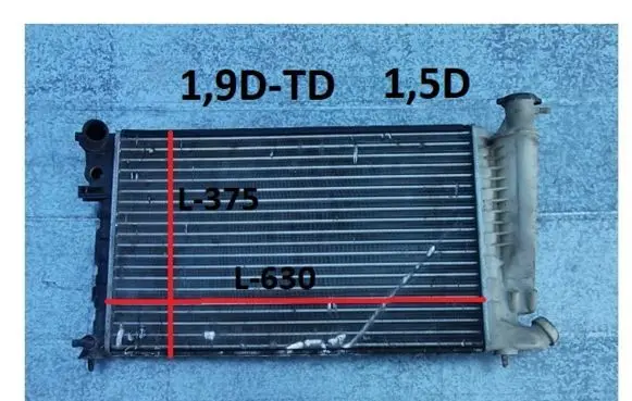 Peugeot 106 Coolant radiator D7P027TT TH064L38