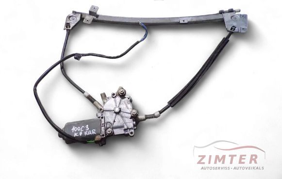 Audi 100 200 5000 C3 Front door window regulator with motor 443837397B